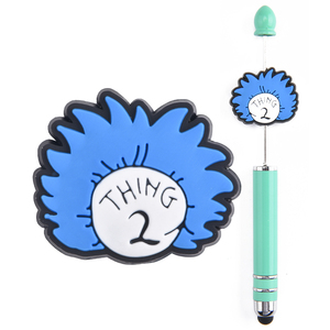Cuentas de Silicona Personalizadas con Diseño de Equipo Deportivo para la Fabricación de Bolígrafos, Cuentas de Diseño Nuevo - Product Image 3