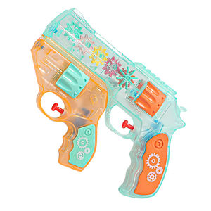Buiten 2 In 1 Plastic Versnelling Zomer Transparant Waterpistool Speelgoed Voor Kinderen - Product Image 1