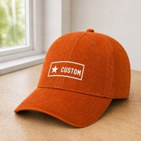 Casquette de baseball personnalisée en gros avec logo sérigraphié, casquette non structurée style « Dad Hat », visière incurvée réglable