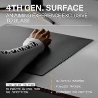MAIRUIGE – Accessoires de bureau pour ordinateur portable de gaming, en verre trempé photovoltaïque, personnalisés, professionnels, lisses et rectangulaires