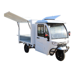 Chariot de camion de collation mobile Tricycle électrique Conteneur Chariot de remorque de restauration rapide - Product Image 4