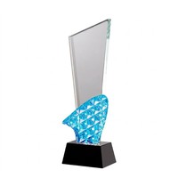 Trophée en Verre Cristal pour la Reconnaissance des Employés, la Rétirement, la Remise des Diplômes, les Concours, Décoration, Cadeau d'Affaires en Cristal Blanc, Meilleure Offre