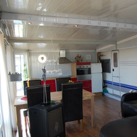 Maison préfabriquée moderne de 2 chambres, bureau mobile, unités préfabriquées, toilettes, chalets/bungalows/dortoirs préfabriqués, construction