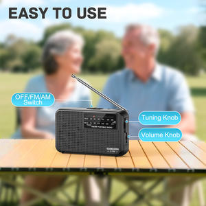 799 미니 라디오 AM FM, 랜야드가 있는 배터리 작동 라디오, 헤드폰 잭 - Product Image 6