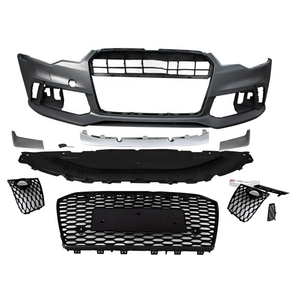 Kit carrosserie de haute qualité pour <span class=keywords><strong>AUDI</strong></span> A6 S6 C7 2012-2015, pare-chocs avant style <span class=keywords><strong>RS6</strong></span> <span class=keywords><strong>Sport</strong></span>, avec calandre et logo. - Product Image 4