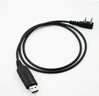 Cable USB K-Head para Walkie Talkie Bao Feng, Radio Portátil, Modulador de Frecuencia, Software para Escribir Líneas de Frecuencia para un Rendimiento Óptimo