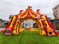 Nouvelle Arche Gonflable Publicitaire pour Événements, Largeur 35 pieds/10,7 m, Arche Gonflable Thème Cirque