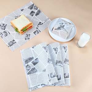 Personalized Custom Printing <b>Burger</b> Fried Chicken Baked Cookies Takeaway Packaging Greaseproof <b>Paper</b> Bag for French Fries 100pcs - Product Image 6