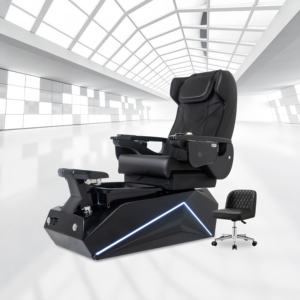 Chaises de pédicure Spa d'<span class=keywords><strong>occasion</strong></span> bon marché avec fixation pour tableau de manucure Chaises de pédicure pour employés Tabouret assis Design - Product Image 1