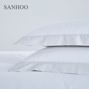 SANHOO, juego de sábanas de ropa de cama de Hotel personalizado al por mayor, 300 <span class=keywords><strong>400</strong></span>, 600 <span class=keywords><strong>hilos</strong></span>, sábana de algodón <span class=keywords><strong>egipcio</strong></span> para Hotel - Product Image 2