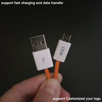 Regalos Promocionales Empresariales para Celulares, Cables de Nailon Tejido V8 Android USB a Micro USB