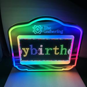 Espositore LED Pieghevole Moderno con Logo Personalizzato e Controllo App, Bestseller per Discoteche, Feste ed Eventi - Product Image 5