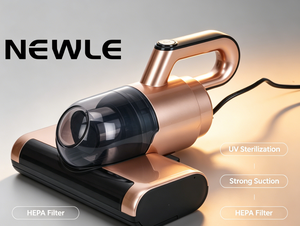 NUEVO Aspirador <span class=keywords><strong>de</strong></span> Colchones NEWLE Potente <span class=keywords><strong>de</strong></span> 300W con Lámpara UV-C <span class=keywords><strong>de</strong></span> 6W, 12800 Ciclos, Succión <span class=keywords><strong>de</strong></span> 10KPa y Filtro HEPA <span class=keywords><strong>de</strong></span> 3 Etapas para Eliminar Pelo <span class=keywords><strong>de</strong></span> Mascotas - Product Image 2