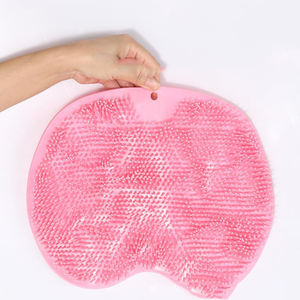 Éponge exfoliante corporelle en silicone avec ventouses, brosses de bain douces, éponges de douche, tapis éponge, tampon exfoliant pour le dos - Product Image 4