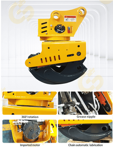 Broyeur de bois rotatif hydraulique, grappin à bois pour la coupe des arbres, machinerie forestière, usage domestique - Product Image 2