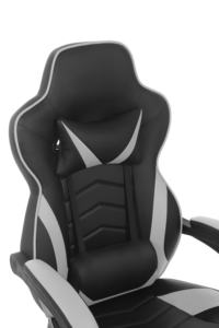 Chaise de jeu inclinable avec repose-pieds, coussin lombaire, jeu de massage, vente en gros - Product Image 5