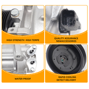 Dulaviya คอมเพรสเซอร์ A/C 12V สำหรับ Citroen DS4 C3 DS3 DS5 C4เปอโยต์<span class=keywords><strong>208</strong></span> 2008 6SEL16C 970050 9822184980 1608325980 - Product Image 4