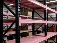 Étagères empilables à double niveau à 4 niveaux, en métal, pour supermarché, armoire de rangement, organisateur, durable, réglable, pré-assemblé
