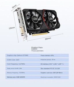 โมเดล <span class=keywords><strong>GTX1030</strong></span> 4G การ์ดแสดงผล HD เกม D5สำหรับคอมพิวเตอร์เดสก์ท็อปพัดลมหน่วยความจำวิดีโอ GDDR5ใหม่เวิร์กสเตชันทำความเย็น - Product Image 6