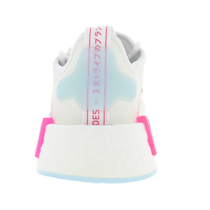 Chaussures de fitness et de cross-training Adidas NMD_R1 pour femmes, coloris blanc nuage/bleu halo/rose choc |   100% authentique - Product Image 5