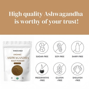 Chất Chống Oxy Hóa Tự Nhiên Hữu Cơ Kẽm shilajit Đen Maca Gốc Bổ Sung Panax Ginseng Chiết Xuất Nhân Sâm Ashwagandha Ksm66 Bột Cho Người Lớn - Product Image 2