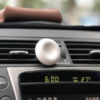 Diffuseur d'huiles essentielles en céramique artisanale avec logo personnalisé, parfumé, en porcelaine, pour voiture, clip de ventilation, désodorisant