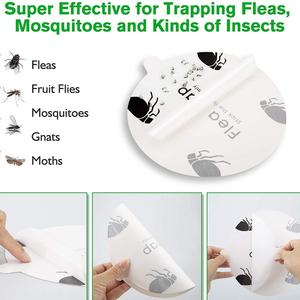 Almohadillas adhesivas de repuesto para lámpara antipulgas, papel adhesivo redondo para atrapar pulgas e insectos voladores pequeños - Product Image 2