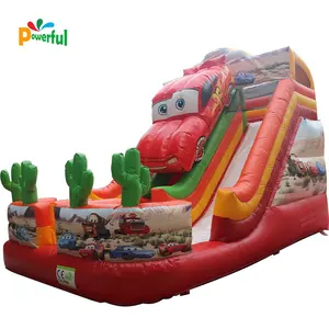 Durable PVC bounce house inflatable alligator water slide with repair kits