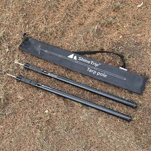 Postes de lona ajustables de aleación de aluminio, varillas de tienda ligeras telescópicas portátiles para acampar, mochilero, senderismo, Camping - Product Image 2