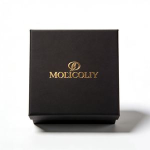 Boîtes cadeaux magnétiques de luxe personnalisées avec emballage écologique pour bijoux, montres, chaussettes et fourrures - Emballage haut de gamme unisexe - Product Image 2