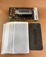 Protection d'écran de confidentialité en verre trempé anti-espion et anti-statique pour iPhone 17 16 15 14 13 12 11 Pro Max
