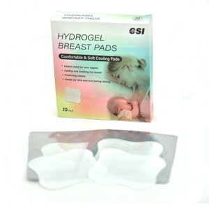 Coussinets mammaires en hydrogel personnalisables, coussinets en gel pour l'allaitement, lanoline pour une hydratation intense, menthe pour le sevrage, ultra fins, ultra doux - Product Image 2