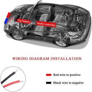 Luces estroboscópicas de emergencia para coche, luces de Flash de advertencia para camión, DRL, Control remoto inalámbrico, 12V - Product Image 5
