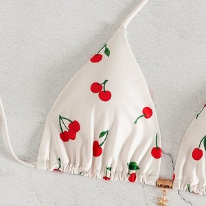 2026 Beach Ladies Two Piece String <strong>Bikini</strong> Set <strong>Mikro</strong> Triangle for Women Sexy Suit Brazilian Custom logo Floral Swimwear Supplier - Product Image 4