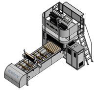 Entièrement automatique bloc de bois machine de fabrication de palettes de Saifan