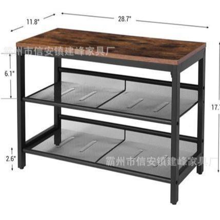 Three layer shoe rack 60x30x45hcm