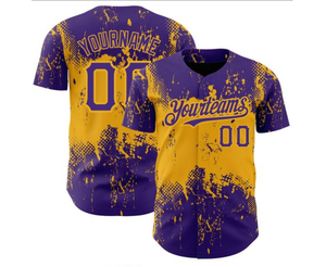 Quick-Dry Breathable Plus Size Baseball Jerseys OEM Manufacturer's High Quality <b>Heat</b>-Transfer Printed 100% Polyester Moisture - Product Image 1