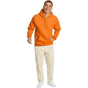Oversized 100% Cotton Fleece Half Zip Vintage Heavyweight Wash Plush Hoodie <b>Sweatshirt</b> for Men Streetwear Winter - Product Image 1