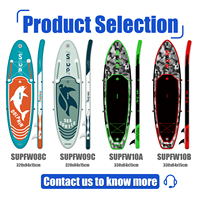 Paddle FUNWATER — planche de surf Portable, modèle OEM, vente en gros, Paddle pour Paddle