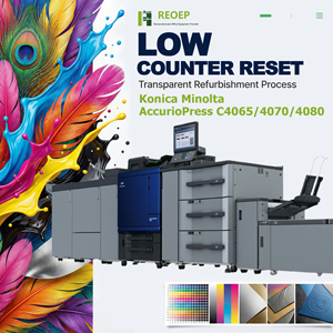 Impresora Digital Compuesta Reacondicionada a Color REOEP, 66/71/81 ppm, Fotocopiadora A3 <span class=keywords><strong>para</strong></span> Konica Minolta C4080 C4065 C4070 C3070 C3080 - Product Image 1