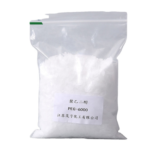 White Flake  PEG6000 Carbowax 6000 Polyethylene Glycol 6000 CAS No.25322-68-3
