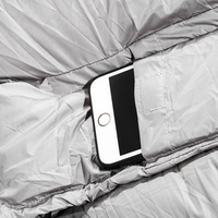 Sac de couchage en duvet Forjoy de haute qualité, imperméable, anti-évasion de duvet, pour l'hiver, chaud et confortable