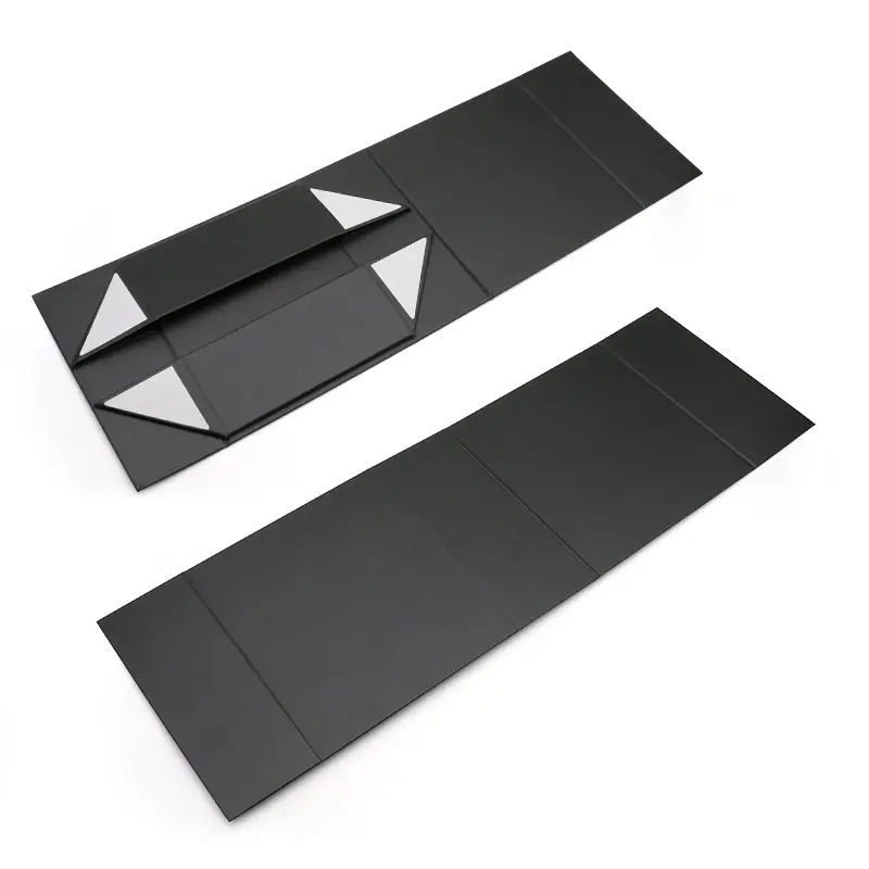 Распродажа на складе черный складной магнит упакованный 20*18*8 бумажная коробка качественная картонная Складная магнитная коробка