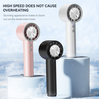 Ventilateur portable ultra silencieux AntarcChill à vent puissant, mini ventilateur rechargeable, mini ventilateur turbo, ventilateur électrique portable