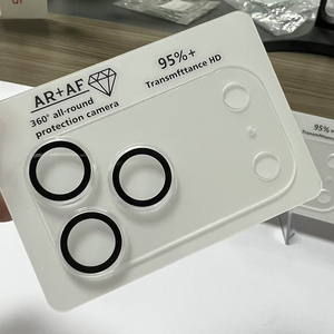 Protection d'objectif d'appareil photo transparente intégrale monobloc pour iPhone 17 Pro Max – Film de protection d'objectif - Product Image 4