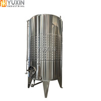 Meilleures ventes 2000l 3000l 5000l Réservoir de fermentation de vin en acier inoxydable à couvercle flottant à volume variable