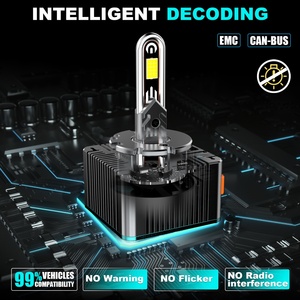 Bombilla LED D10 D1s para Faros Delanteros de Automóvil, Sin Errores, Canbus, 80 W, 20000 lm, Serie D, D1, D2, D3, D4, D5, D8, Luces de Xenón, Faros Delanteros LED para Automóvil - Product Image 4