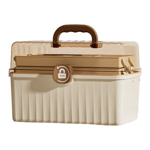 Caja de almacenamiento de medicamentos multicapa portátil Diseño moderno PP Plástico Hogar Caja de primeros auxilios médicos - Product Image 1