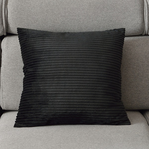 Vỏ gối vuông trang trí mềm mại bằng vải gân/ - Product Image 4