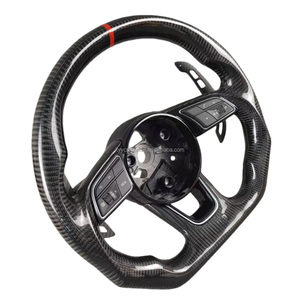 Volant de voiture en fibre de carbone forgée pour <span class=keywords><strong>Audi</strong></span> <span class=keywords><strong>RS4</strong></span> A4 B8.5 TT 8J A4 B6 4F S8 D4 S4 B8.B9 RS3 8V A6 C6 4F TT <span class=keywords><strong>MK1</strong></span> - Product Image 4